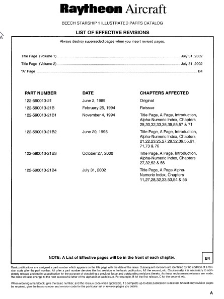 Beechcraft Starship1Illustrated Parts Catalog2