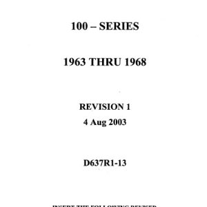 Cessna Model 100 Series D637-1-13 Service Manual 1963 – 2003