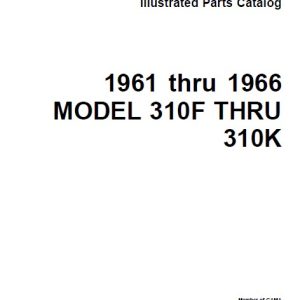 Cessna Model 310F thru 310k Illustrated Parts Catalog 1961 thru 1966 P329-4-12