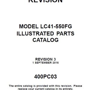 Cessna Model 400 Illustrated Parts Catalog (LC41-550FG) 400PC03
