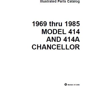 Cessna Model 414 and 414A Chancellor Illustrated Parts catalog 1969 Thru 1985 P656-4-12