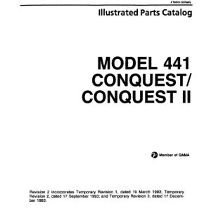 Cessna Model 441Conquest Conquest II Illustrated Parts Catalog P674-2-12
