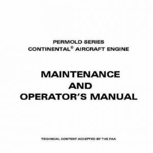 Continental Maintenance and Operators Manuals TSIO-BE X30570