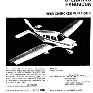 PA28-161 Piper Warrior II POH