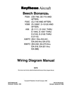 Beechcraft Bonanza Wiring Diagram Manual